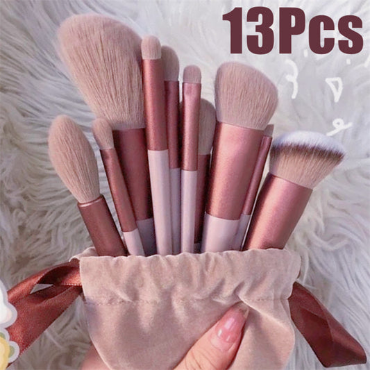 13pc Makeup Brush Set